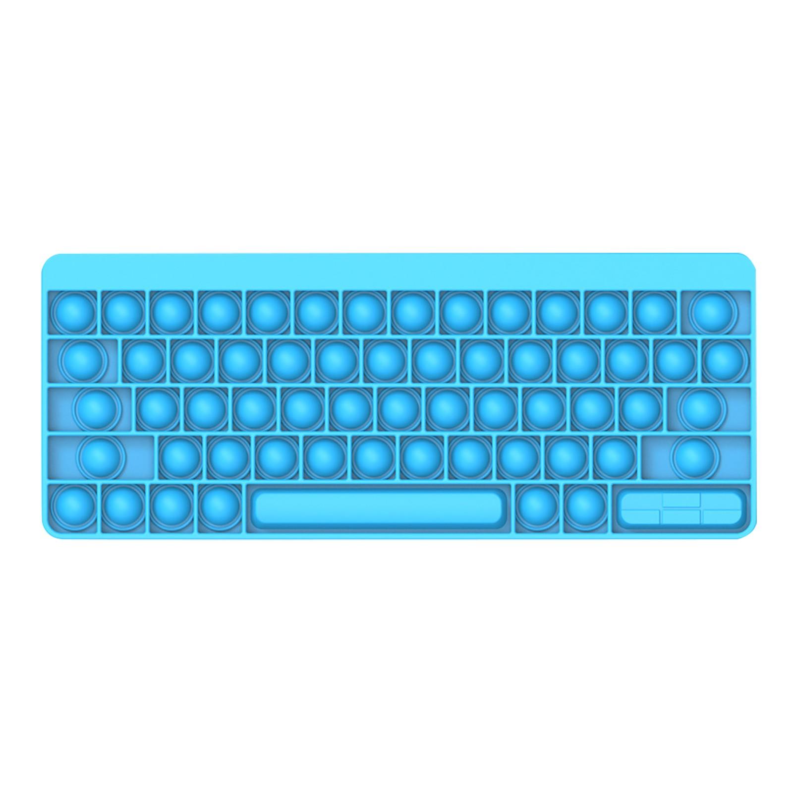 (ремень)Сенсорная игрушка Push Bubble Fidget для снятия стресса при аутизме синий