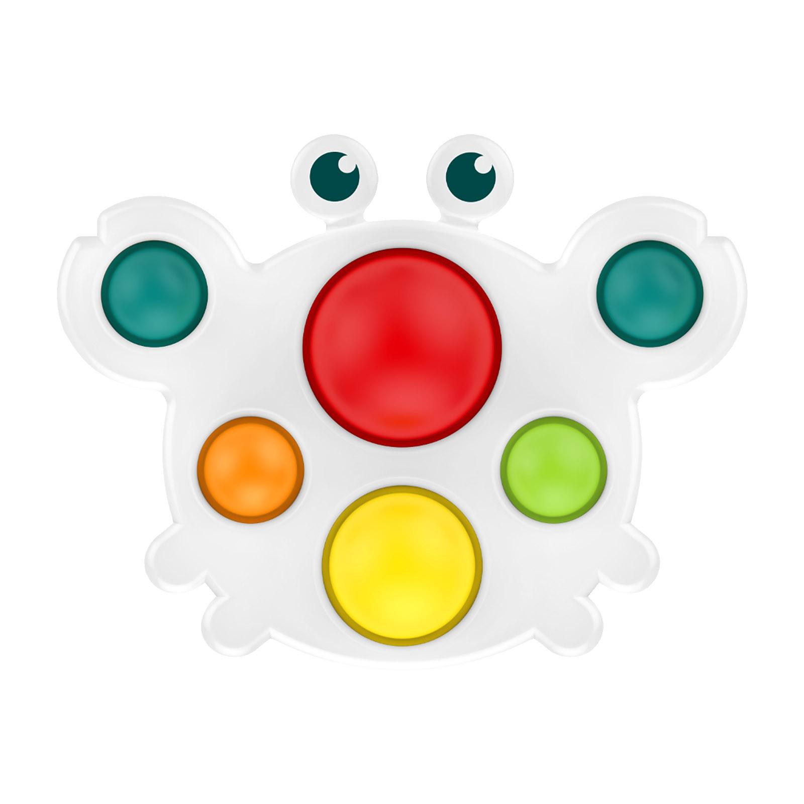 (ремень)Дети Взрослые Краб Ручной Пресс Пальцевой Пузырьковый Мяч Пресс Развивающая Игрушка разноцветный